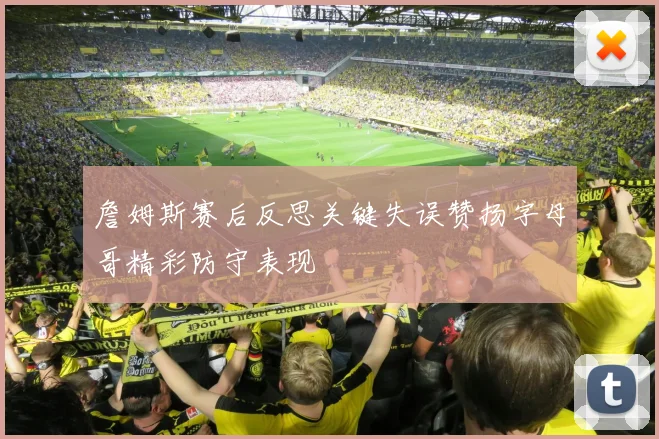 詹姆斯赛后反思关键失误赞扬字母哥精彩防守表现